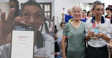 83岁华裔老伯终成大马人 新到手大马卡 已存100令吉