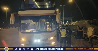 11长巴没副司机 JPJ开罚单对付