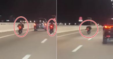 “超人”骑士车流中乱窜 网轰：爱好比生命更值钱？