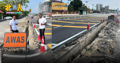 峇眼赖1.2公里路肩工程 进度50% 预计11月竣工