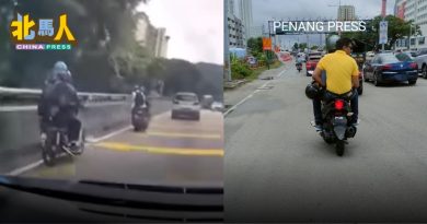 擅闯隧道 不带头盔  摩哆骑士 乘客遭网民谴责