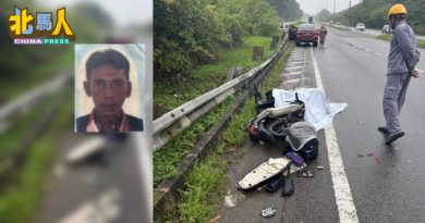 疑因下雨路滑 男子骑摩哆自摔身亡