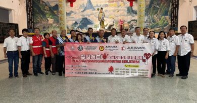 红新月会携手赞化阁与汾阳堂 11月9日联办爱心献血运动