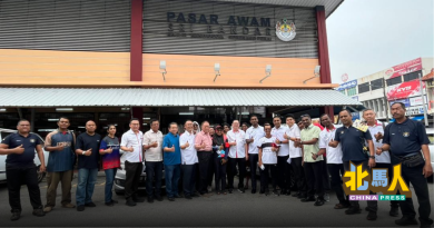 耗资11万7100令吉 提升王俊畅路巴刹