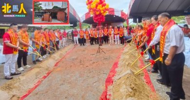 北海西天宫百人动土 建新庙工程正式启动