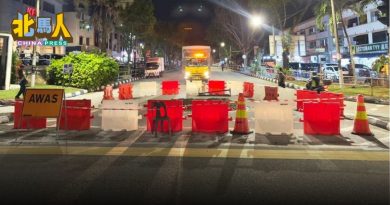 新港地陷｜可纳丽路暂关闭  再里尔：实施交通改道