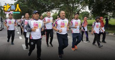 槟总警长偕夫人  参与5公里跑步活动  推广健康生活